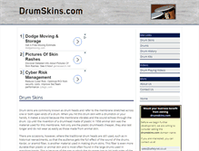 Tablet Screenshot of drumskins.com